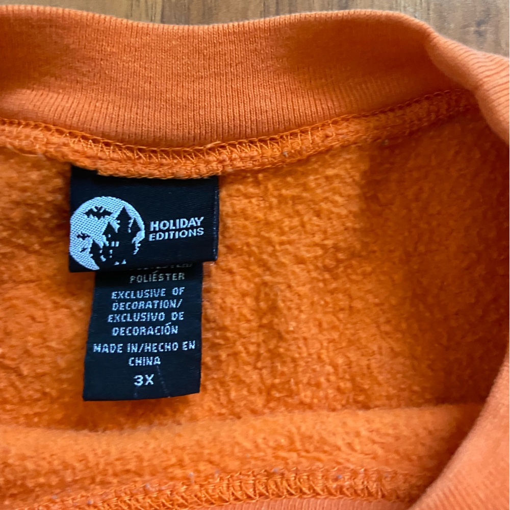 Holiday Editions Halloween Patchwork Crewneck Swe… - image 2